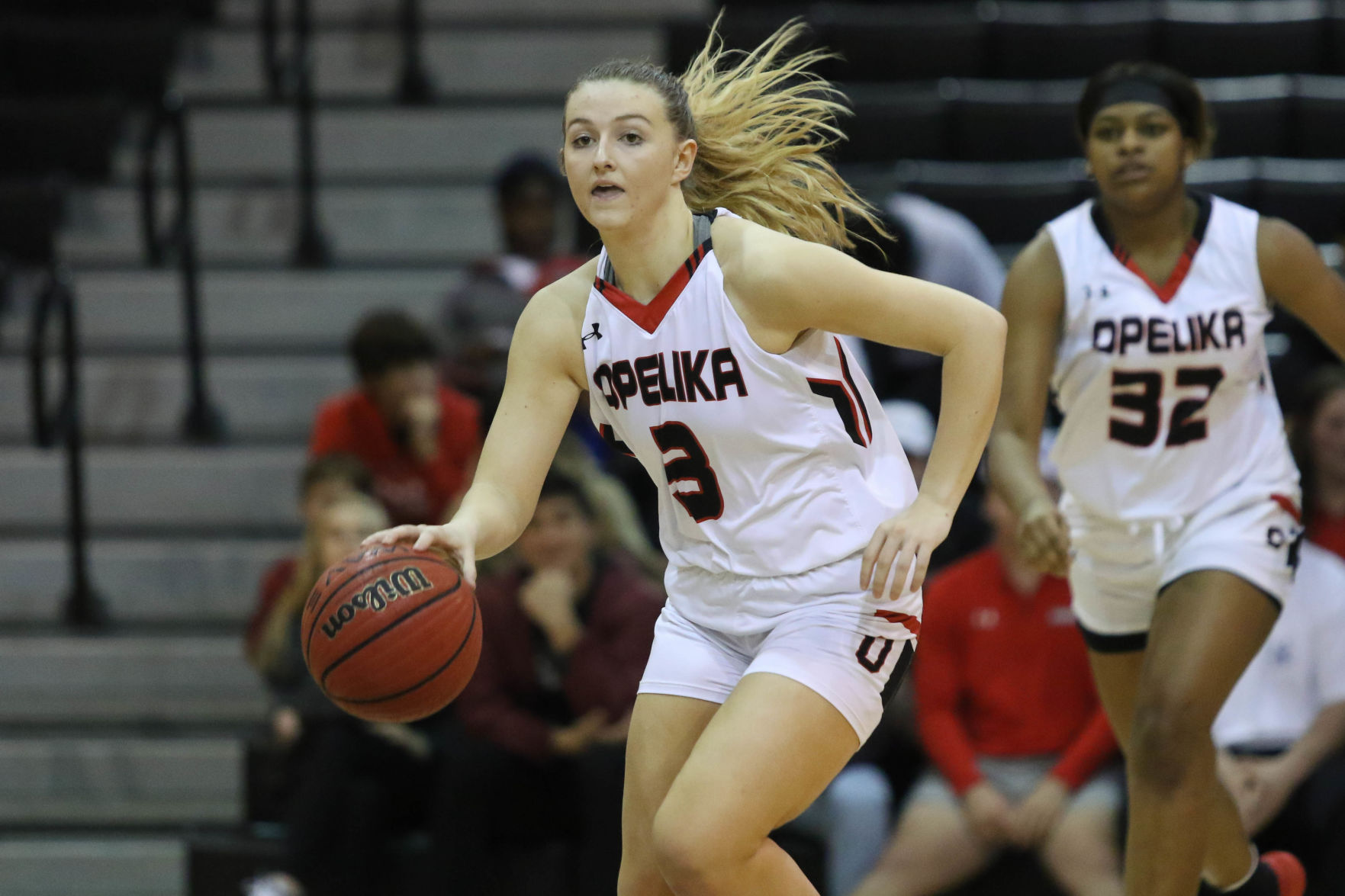 Opelika vs. Russell County Area 6-6A girls high school basketball